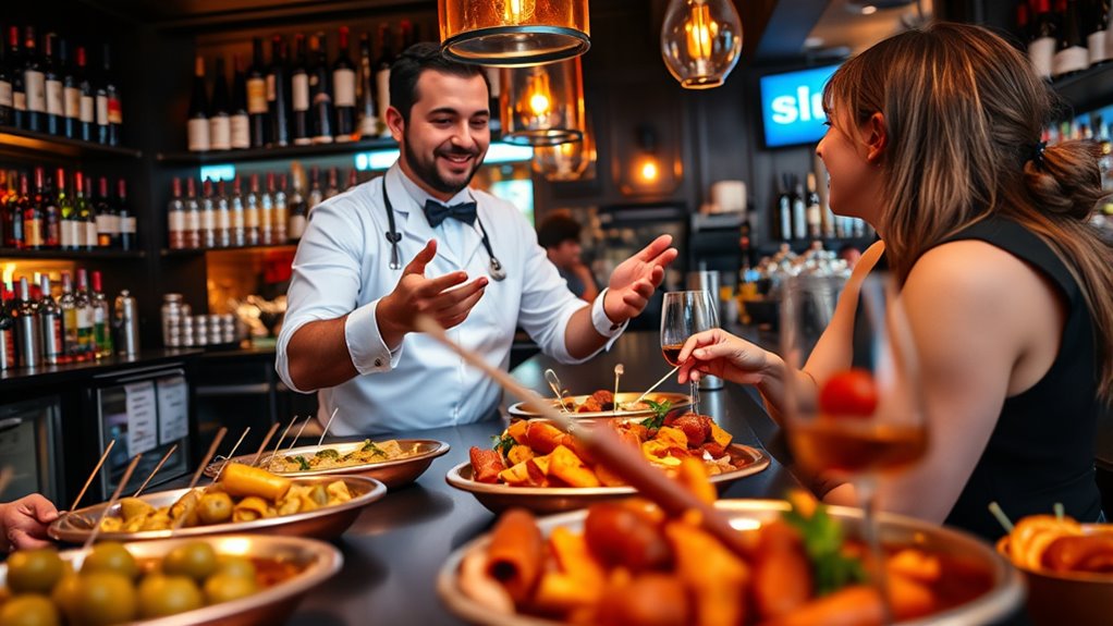 greet order and tip courteously