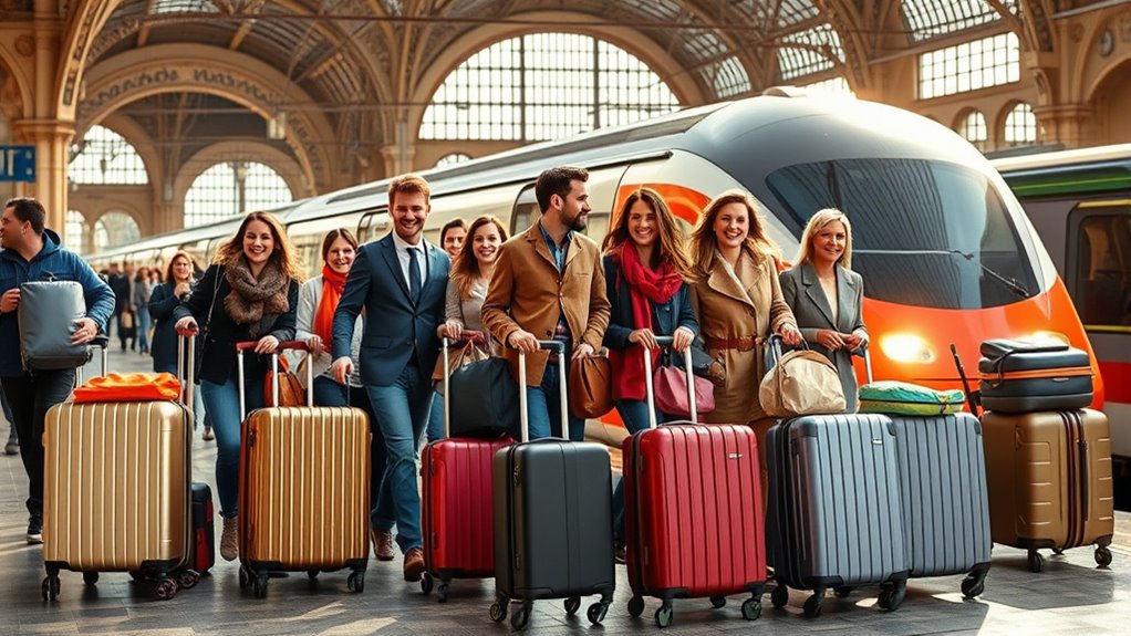 group travel luggage management