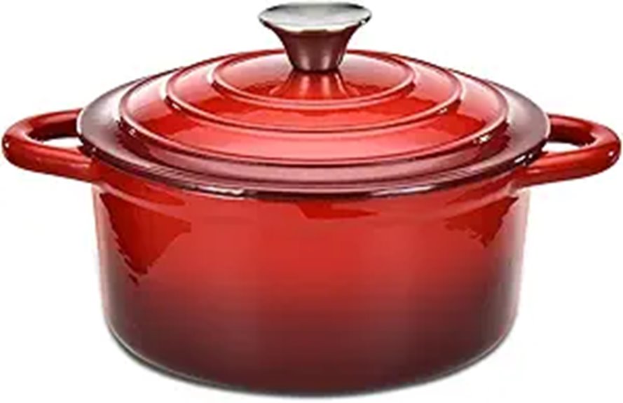 Hamilton Beach 3-Quart Enameled Cast Iron Dutch Oven