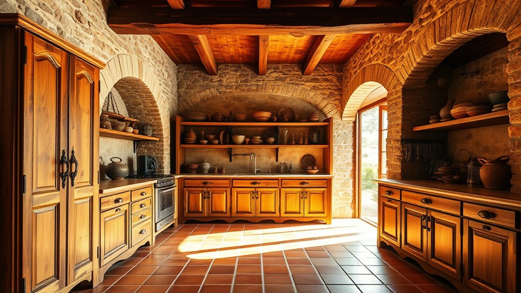 handcrafted rustic wood finishes