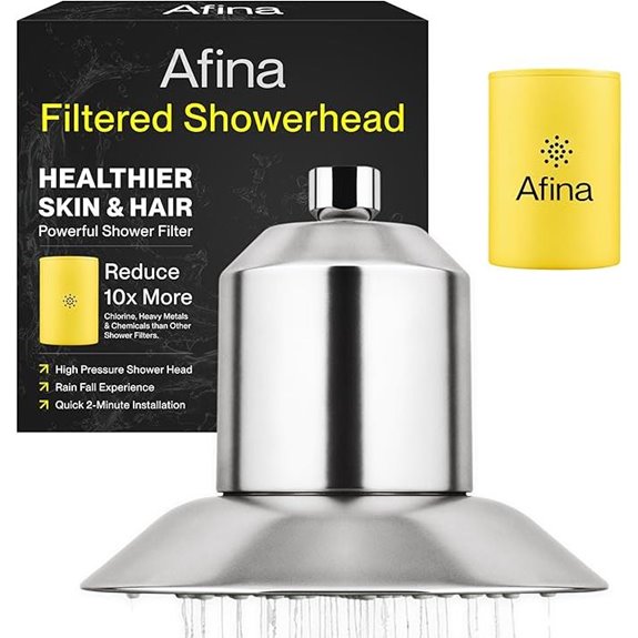 Afina Shower Filter Head for Hard Water