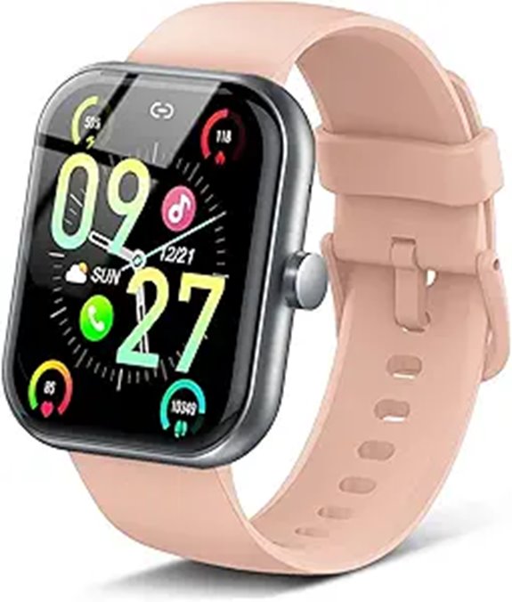 Smartwatch for Men Women 1.83 HD Touchscreen IP68