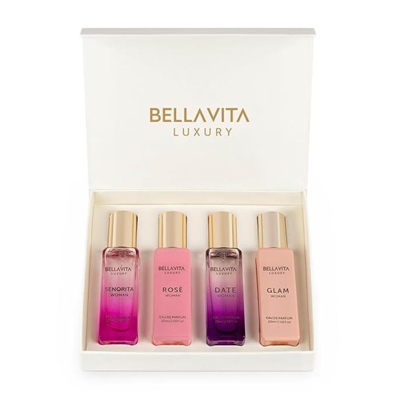 BellaVita Women's Luxury Perfume Gift Set (4x20ml)