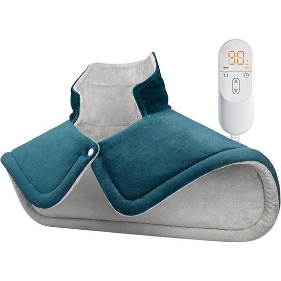 Heated Neck Shoulder Back Pain Relief Pad