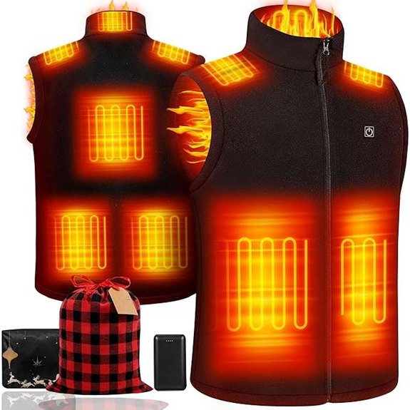 Heated Vest with 20000mAh Power Bank