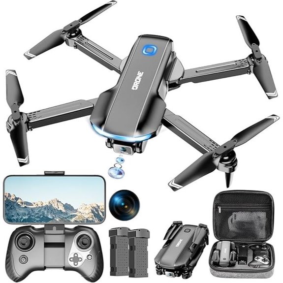 HD 1080P Foldable Camera Drone with 360° Flip