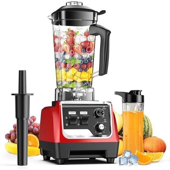Powerful 1800W Blender for Smoothies and Ice