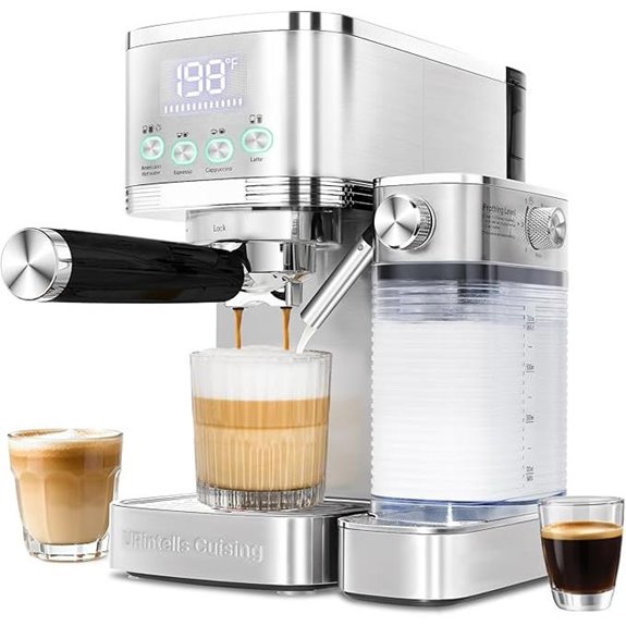 20 Bar Espresso Machine with Adjustable Frother