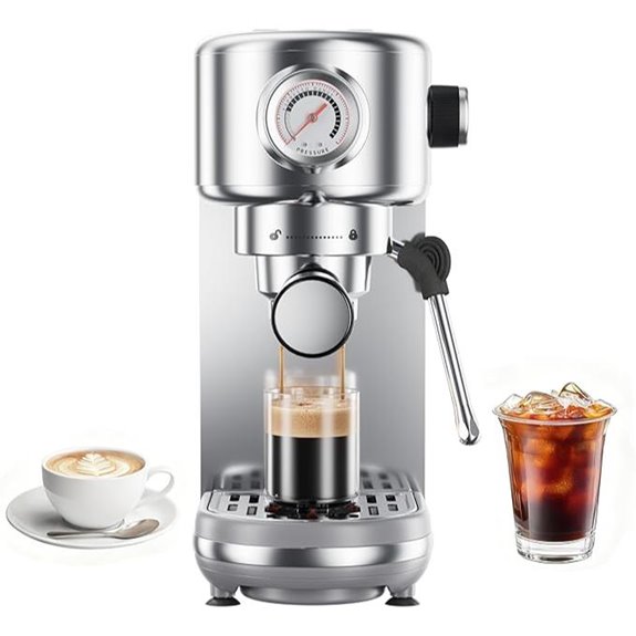 20 Bar Espresso Machine with Milk Frother