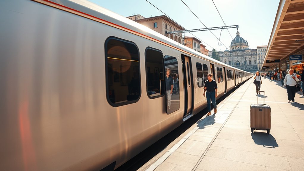 high speed trains ensure seamless travel