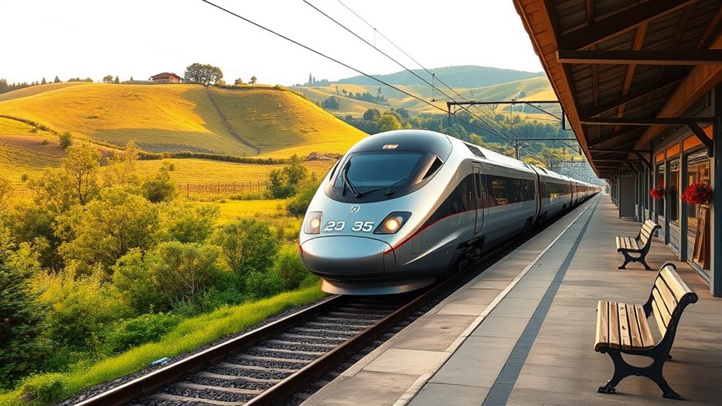 high speed trains run punctual