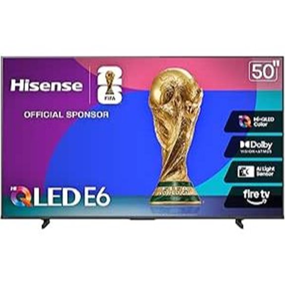 Hisense 50 E6 QLED 4K UHD Smart Fire TV