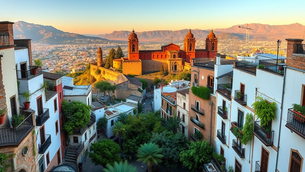 historic neighborhoods with scenic views