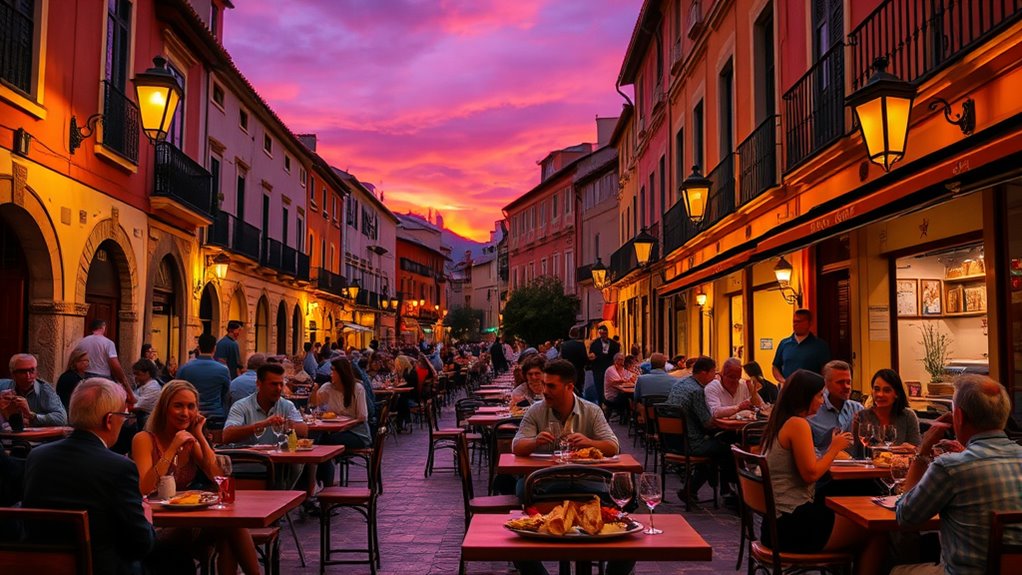 historical roots of late dinners