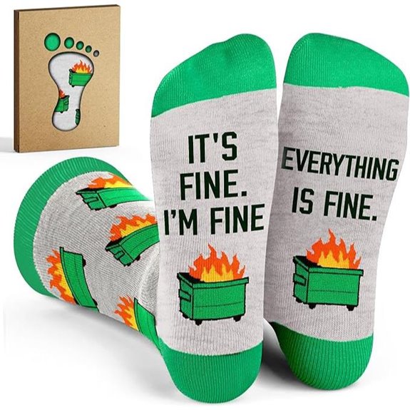 VICRAZY Funny Coworker Socks - Christmas Office Gifts
