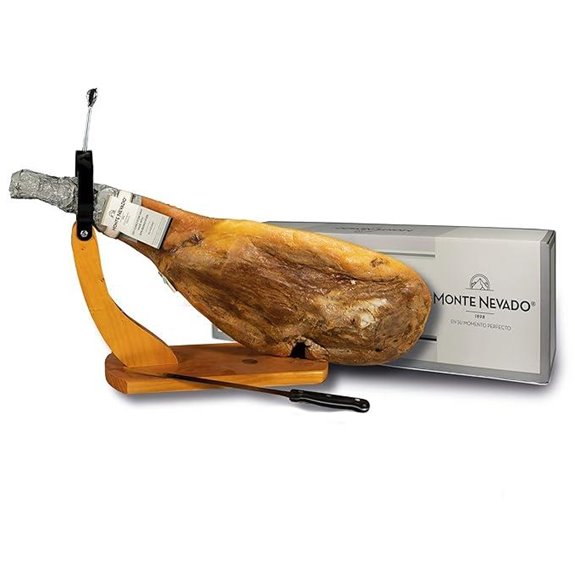 Monte Nevado Iberico Ham with Stand and Knife