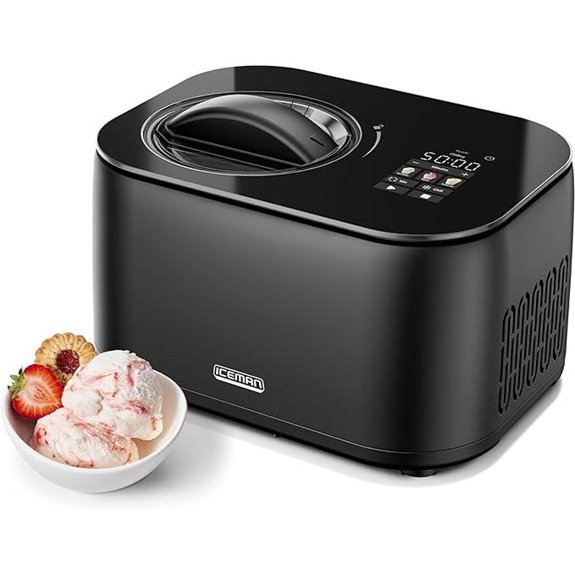Chefman Iceman Ice Cream Maker with Built-In Compressor