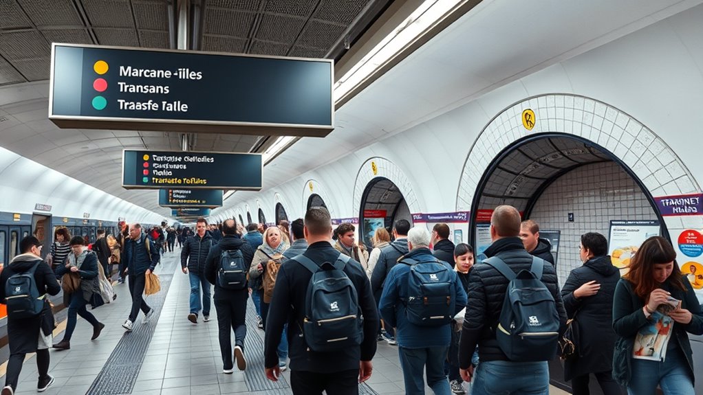 identify transfer station features