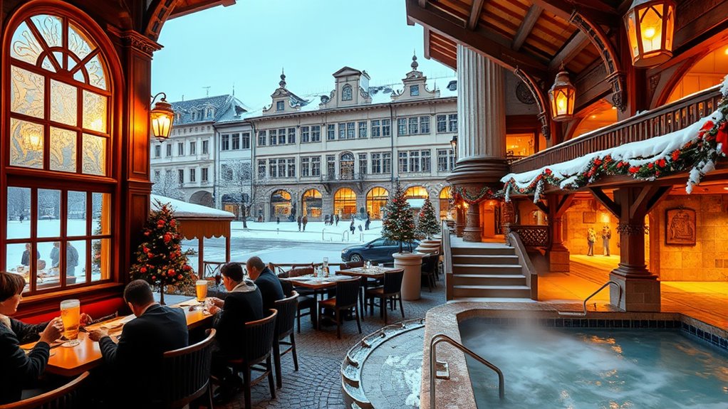 indoor thermal bath relaxation