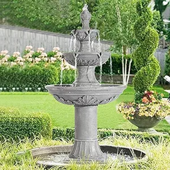 Italian Outdoor Water Fountain with Pump