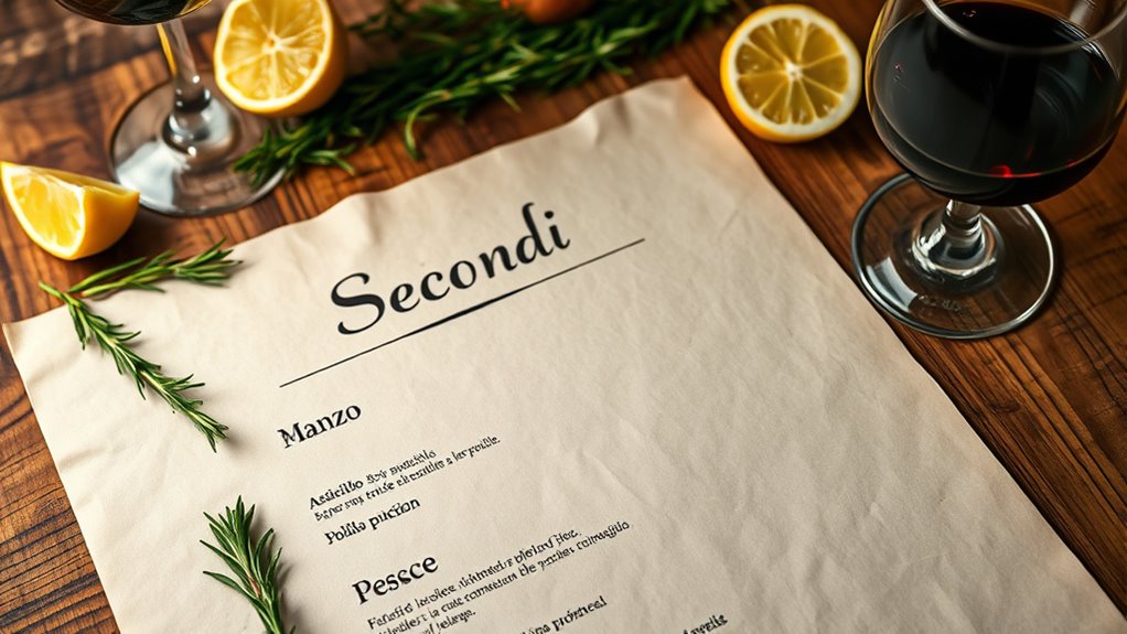 italian main course options