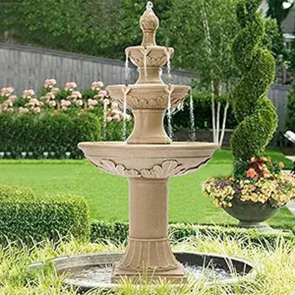 Italian Outdoor Water Fountain with Pump