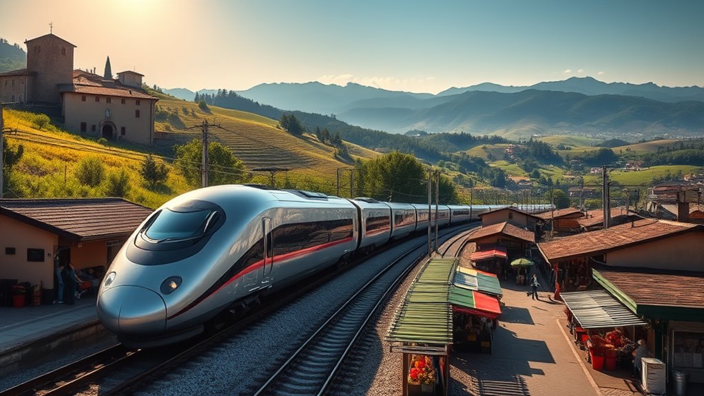 italy train network connectivity