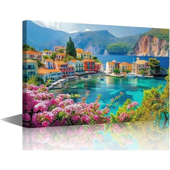 Rebotipy Kefalonia Canvas Wall Art - Framed Decor