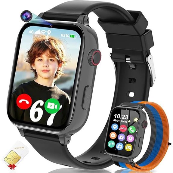 Kids Smart Watch with GPS Camera & SOS