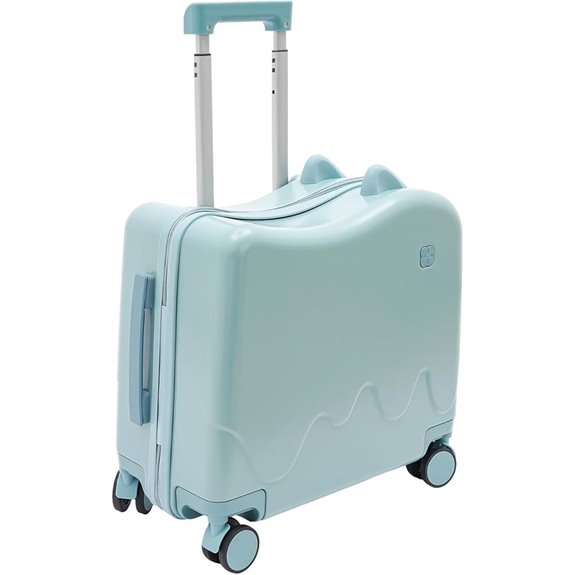 Kids Ride-On Suitcase with Lock and Wheels