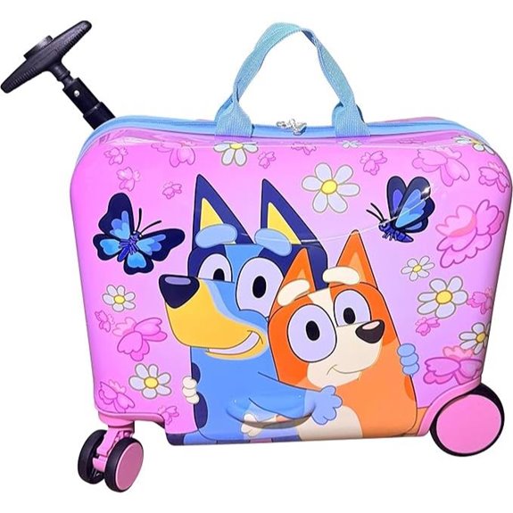 Fast Forward Ride-On 18 Kids Suitcase with Wheels