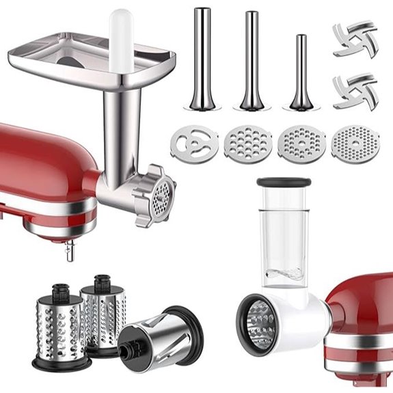 KitchenAid Meat Grinder & Slicer Attachments (2 Pcs)