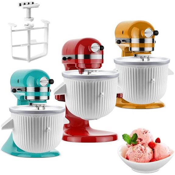 Ice Cream Maker Attachment for KitchenAid Stand Mixers