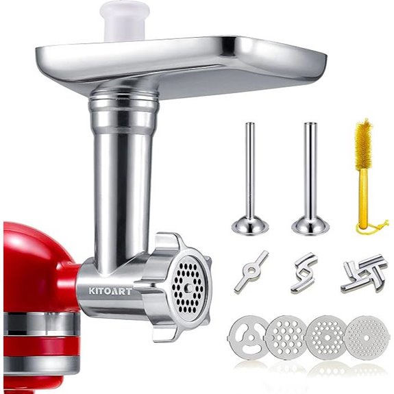 KitchenAid Metal Food Grinder Attachment for Stand Mixers