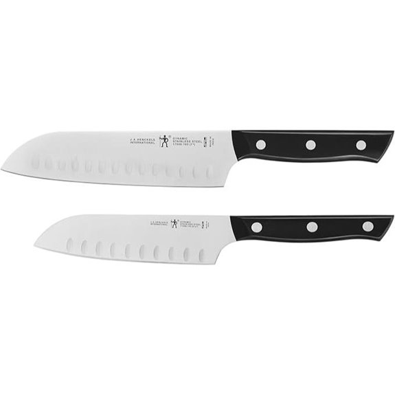 HENCKELS Dynamic 2-Piece Knife Set with Santoku