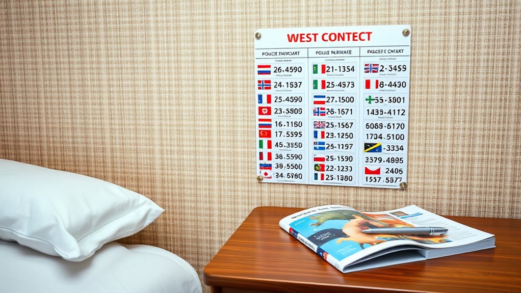 know country specific emergency numbers