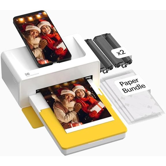 KODAK Dock Plus 4PASS Instant Photo Printer Bundle