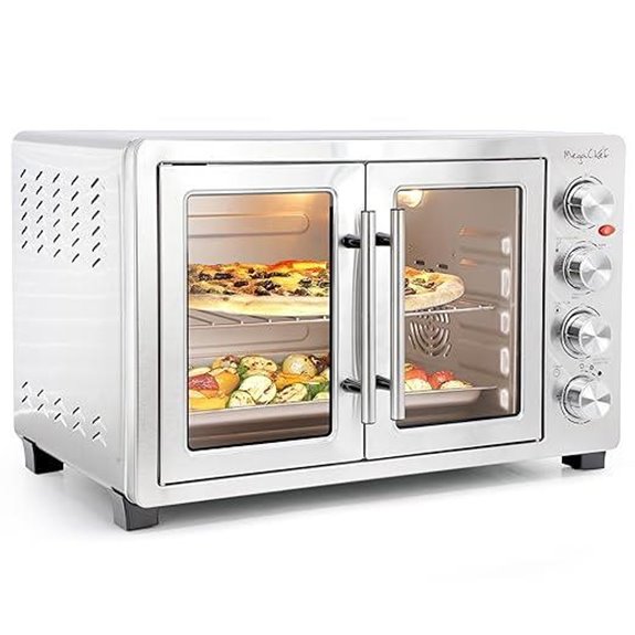 MegaChef 47 Qt Electric French Door Oven