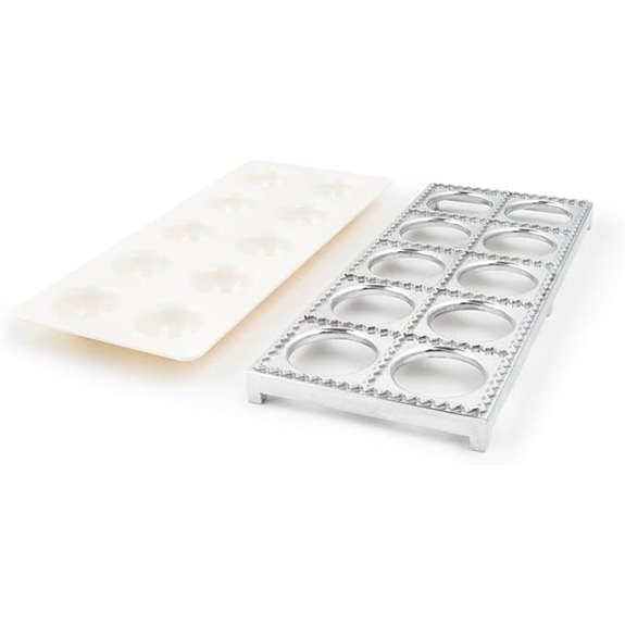 Fox Run Ravioli Maker Large Aluminum Makes 10 Jumbo 2 Raviolis