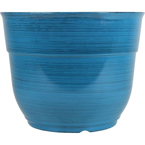 Garden Elements Large Blue Indoor/Outdoor Planter