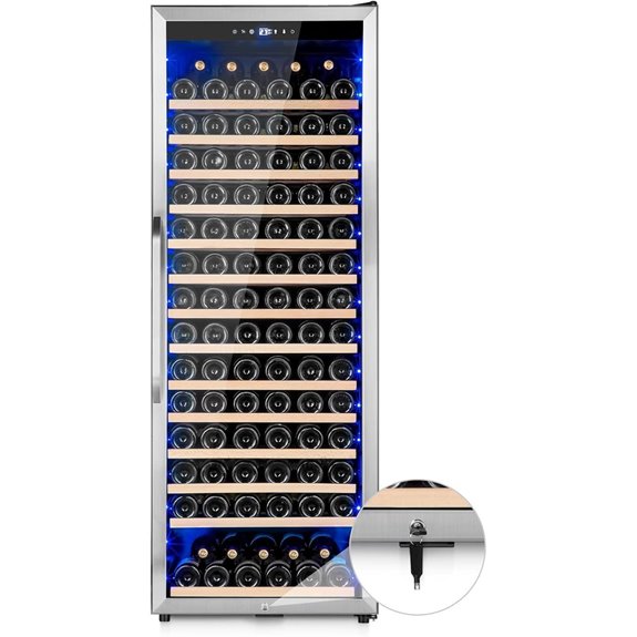 Wine Cooler Refrigerator for 179 Bottles