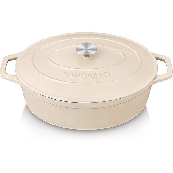 Vancasso Enameled Cast Iron Dutch Oven 9.3 Quart