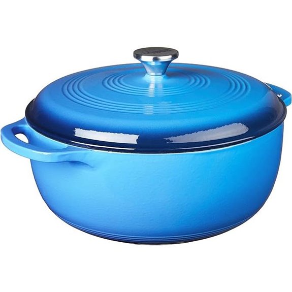 Lodge 7.5 Qt Enameled Cast Iron Dutch Oven