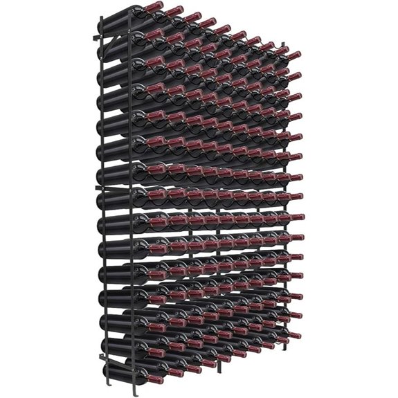 large freestanding wine rack