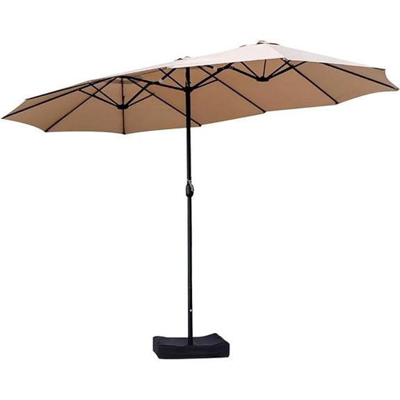 Large Patio Umbrella with Base for Outdoors