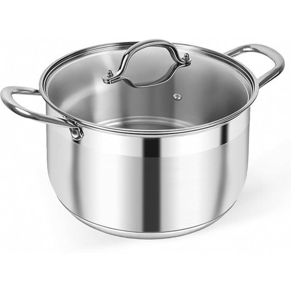Kirecoo 8 Quart Stainless Steel Stock Pot