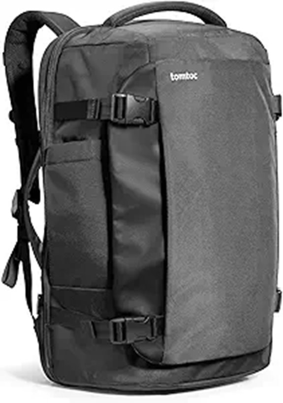 tomtoc 40L TSA Friendly Travel Backpack with Laptop Sleeve