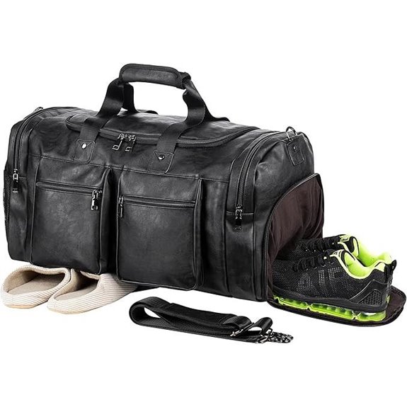 Travel Bag with Shoe Pouch Large Carry-On Weekender