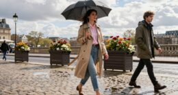 layered clothing for variable weather