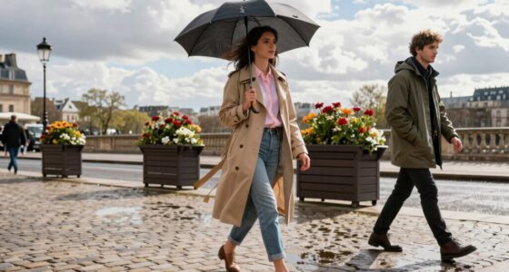 layered clothing for variable weather